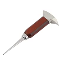 Pokerty Picahielo- Pico de Hielo de Acero Inoxidable de 6.7 Pulgadas con Mango de Madera de Seguridad Pico de Hielo de…